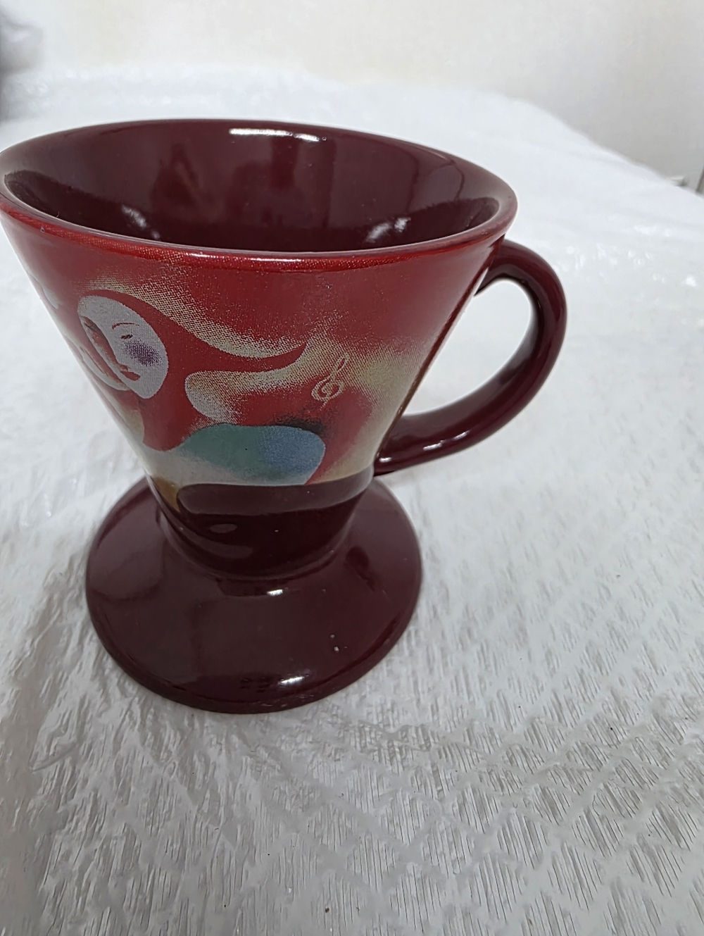 Frangelico Liqueur Demitasse Coffee Espresso Cup Linda Frichtel 1990s Vintage